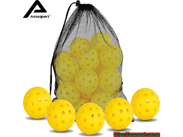 Bộ 20 Quả Bóng Pickleball PICKLETECH 40 Lỗ – Độ Nảy Cao, Chuẩn Thi Đấu Ngoài Trời